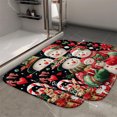 thumbnail image 2 of 1pc Snowman Family at Christmas Absorbent Non-Slip Bathroom Thickened Flannel Rug Decor,Soft,Quick Drying,Suitable For Indoor/outdoor Use,Bathrooms,Bedrooms,Kitchens,Terrace,Laundry Rooms,16"x24", 2 of 9