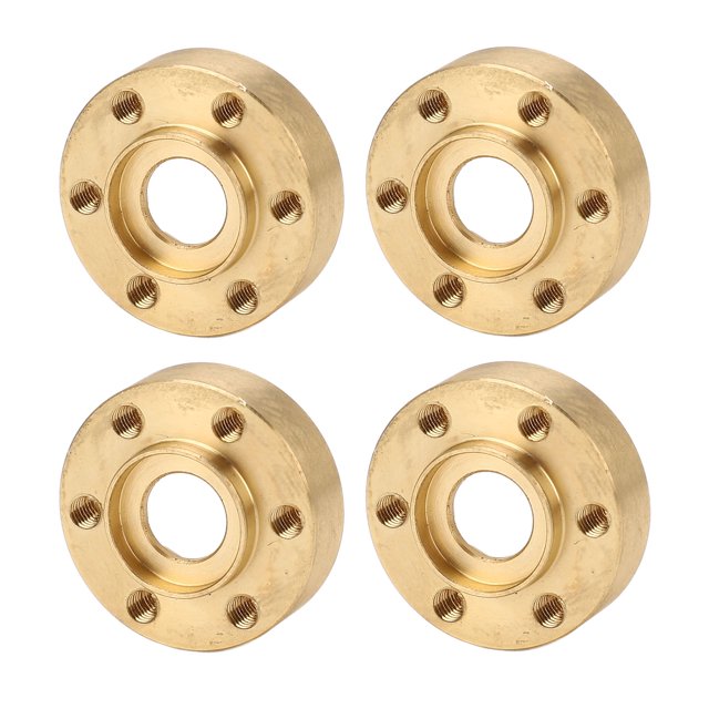 RC Wheel Hex Hub Adapter, Stable Robust Brass Wheel Weights 4PCS For Replacement ANGGREK Otros Deportes