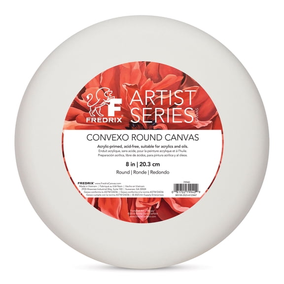 Fredrix Convexo Canvas - 8", Round