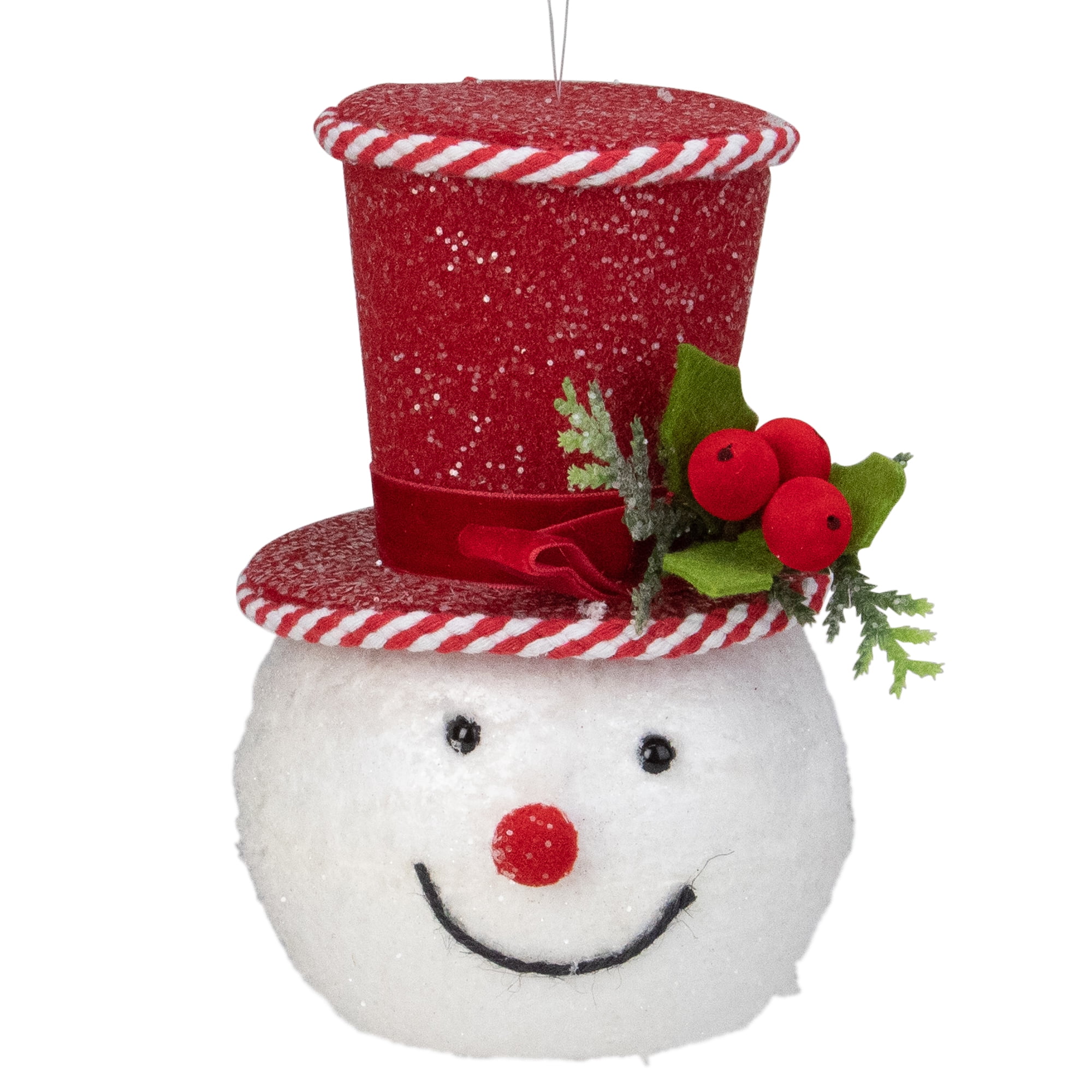Santa Head Front Door Hanging white red snowman Christmas Tree Wall Decorations 