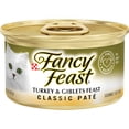 thumbnail image 3 of Fancy Feast Grain Free Pate Wet Cat Food, Classic Pate Turkey & Giblets Feast, 3 oz. Can Pack of 12, 3 of 3