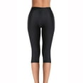 thumbnail image 4 of Womens Swim Pants High Waisted Elastic Swimming Leggings Stretch Swim Capris Sporty Long Swim Board Shorts, 4 of 7