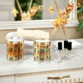 thumbnail image 4 of Yayeee 2 Pack Qtip Holder Bathroom Cotton Swab Canister with Lid Clear Dispenser Set, Sunshine Pineapples, 4 of 6