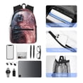 thumbnail image 6 of Lsque Electric Skeleton Surrealism Classic Casual Backpack - Large Capacity Water-Resistant Backpack for School, Work, Travel, and Outdoor Activities, 6 of 8