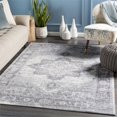 thumbnail image 2 of Wanderlust WNL-2321 6'7" x 9' Rug in Charcoal/Silver Gray/White, 2 of 2