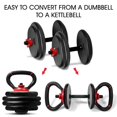 thumbnail image 4 of Convertidor de manija para kettlebell Yes4All con agarre ajustable, 4 of 6