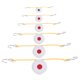 thumbnail image 1 of 1 Set Slingshot Disparo Pads de destino Three Fin Fitoting Mats Targets, 1 of 6