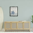 thumbnail image 2 of Stupell Industries Nautical Sea Turtle Patterned Stripes Graphic Art Jet Black Floating Framed Canvas Print Wall Art, Design by Katie Doucette, 2 of 8