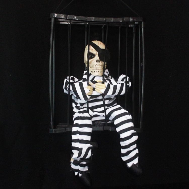 TILIYHELLO Screaming Animated Halloween Decorations, Halloween Decor