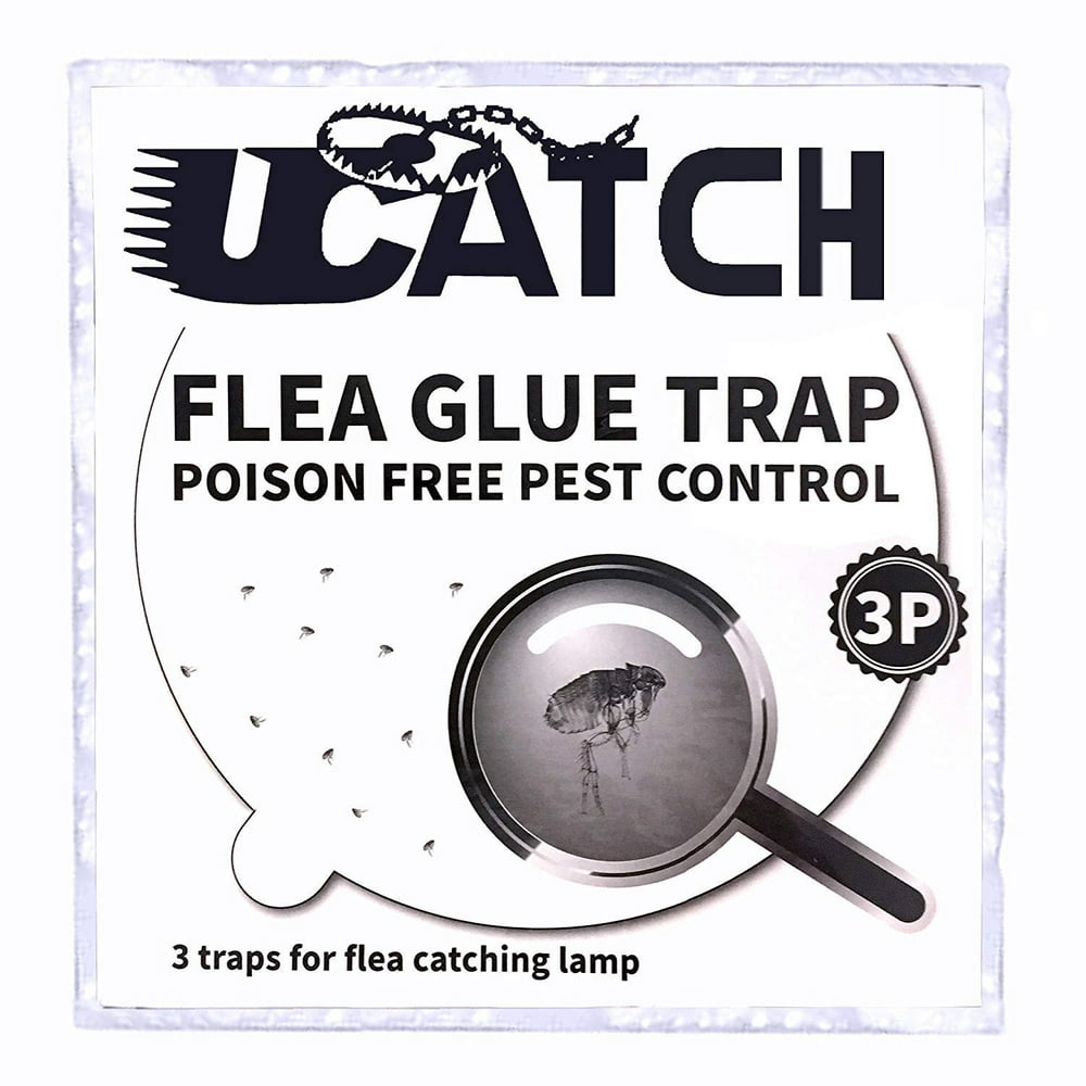 UCatch Disposable Flea Glue Refill Discs for Victor M230A Traps 3 Pack