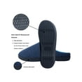 thumbnail image 5 of DL Mens Memory Foam House Slippers Slip on, Comfy Soft Indoor Home Bedroom Slippers For Mens Non-slip, 5 of 7
