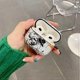 thumbnail image 2 of ComfyArt Earhone Case for AirPods 3, Men Women Cool Traditional Chinese Black White Painting Style Anime Theme Soft TPU Silicone Protection Ultra Thin, 2 of 4