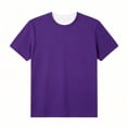 thumbnail image 3 of Hienoo Girls Solid Short Sleeve T Shirt Casual Crew Neck T-Shirt Unisex Tee, Sizes 1-13, 3 of 3