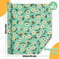 thumbnail image 2 of LELE LIFE 2 Rolls Beeswax Wraps for Food, Large 39.4’’ x 13’’ Beeswax Wrap Roll, Reusable Beeswax Paper Food Wrap for Bread Sandwich Wrapper Bowl Covers, White Flower, 2 of 7