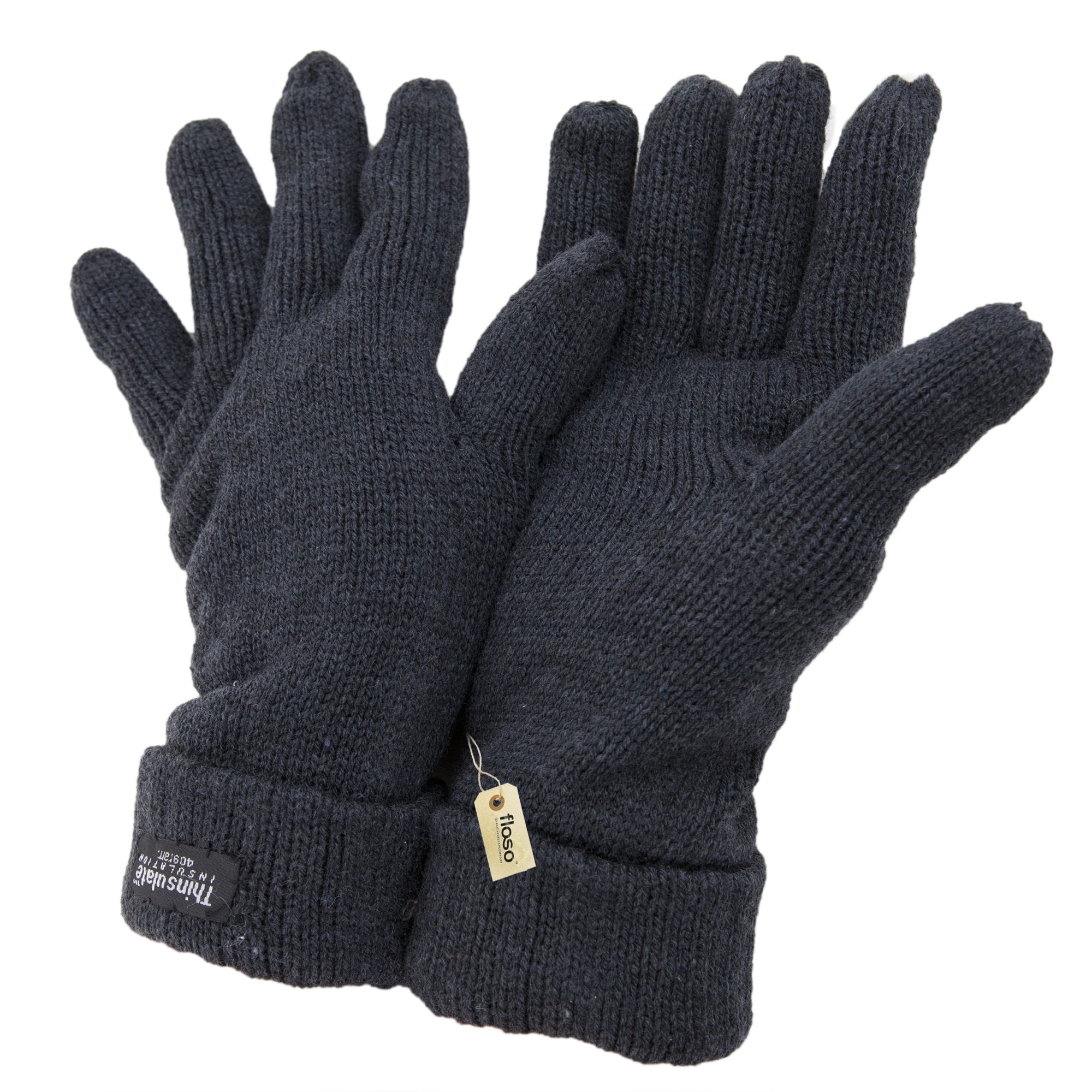 FLOSO Ladies/Womens Thinsulate Winter Knitted Gloves (3M 40g) Walmart