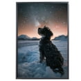 thumbnail image 2 of Starry Night Canvas Inspired Tibetan Terrier Dog Pet Family Friend Peace Oil Painting Art Print Poster Wall Decor, 2 of 6