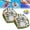 2pcs-a, variant on 3-in-1 Inflatable Pool Lounge Chair U Shaped Water Sofa Pool Float Adults Giant Floating Recliner with Cup Holder and Pump Blow up Hammock Stop Chair from Sinking Summer Pools Seats Beach Party Games