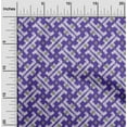 thumbnail image 2 of oneOone Polyester Lycra Dark Purple Fabric Ikat Fabric For Sewing Printed Craft Fabric By The Yard 56 Inch Wide, 2 of 6