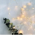 thumbnail image 2 of Cadena de perlas de imitación con lámpara, cadena de perlas blancas, cadena de luces LED de alambre de cobre, cadena de luces para decoración de bodas, cadena de luces doradas, rojas y, 2 of 3