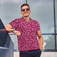 thumbnail image 4 of Fotbe Butterfly Camiseta Polo de Golf para Hombre con Estampado – Camisa Deportiva Transpirable con Cuello Abotonado-X-Large, 4 of 6