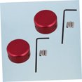 thumbnail image 4 of TABLZONE 2 Ensembles de Capuchons de Pédale Rouges pour Guitare en Alliage d'Aluminium pour Pédale d'Effet de Guitare Prolongée, 4 of 8