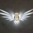 thumbnail image 1 of Owl wings lamp wall mount LED light with adapter, 1 of 5