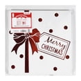 thumbnail image 2 of (4 pack) Holiday Time White Merry Christmas Square Boxes 4 Count, 2 of 6