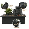 thumbnail image 3 of Water Fountain Flowing Water Waterfall Garden Home Desktop Feng Shui Decoration, 3 of 8