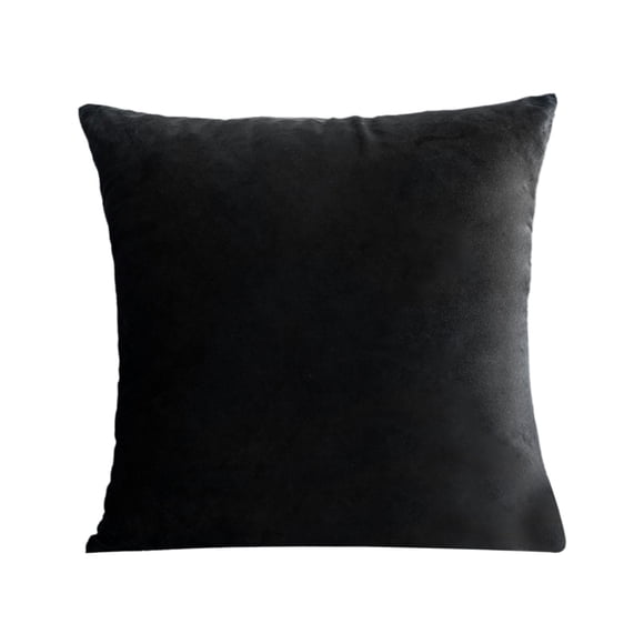 Funda de almohada corta de felpa, funda de cojín decorativa bohemia de color liso para sofá, sillón, dormitorio, sala de estar, parte delantera de suave piel sintética con parte trasera de tela lisa,