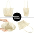 thumbnail image 5 of VOROLO Bolso de playa de malla,Bolso Hobo Fairycore para mujer,Bolso de hombro,Bolsos de ganchillo casuales de verano suaves, 5 of 5