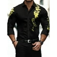 thumbnail image 6 of Men's Luxury Shirts Slim Fit Long Sleeves Casual Button Down Dress Shirts White XXL, 6 of 6