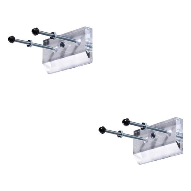 Toystoory Skateboard Wall Hanger Wall Mount Skis Skateboard for Transparente 2piezas