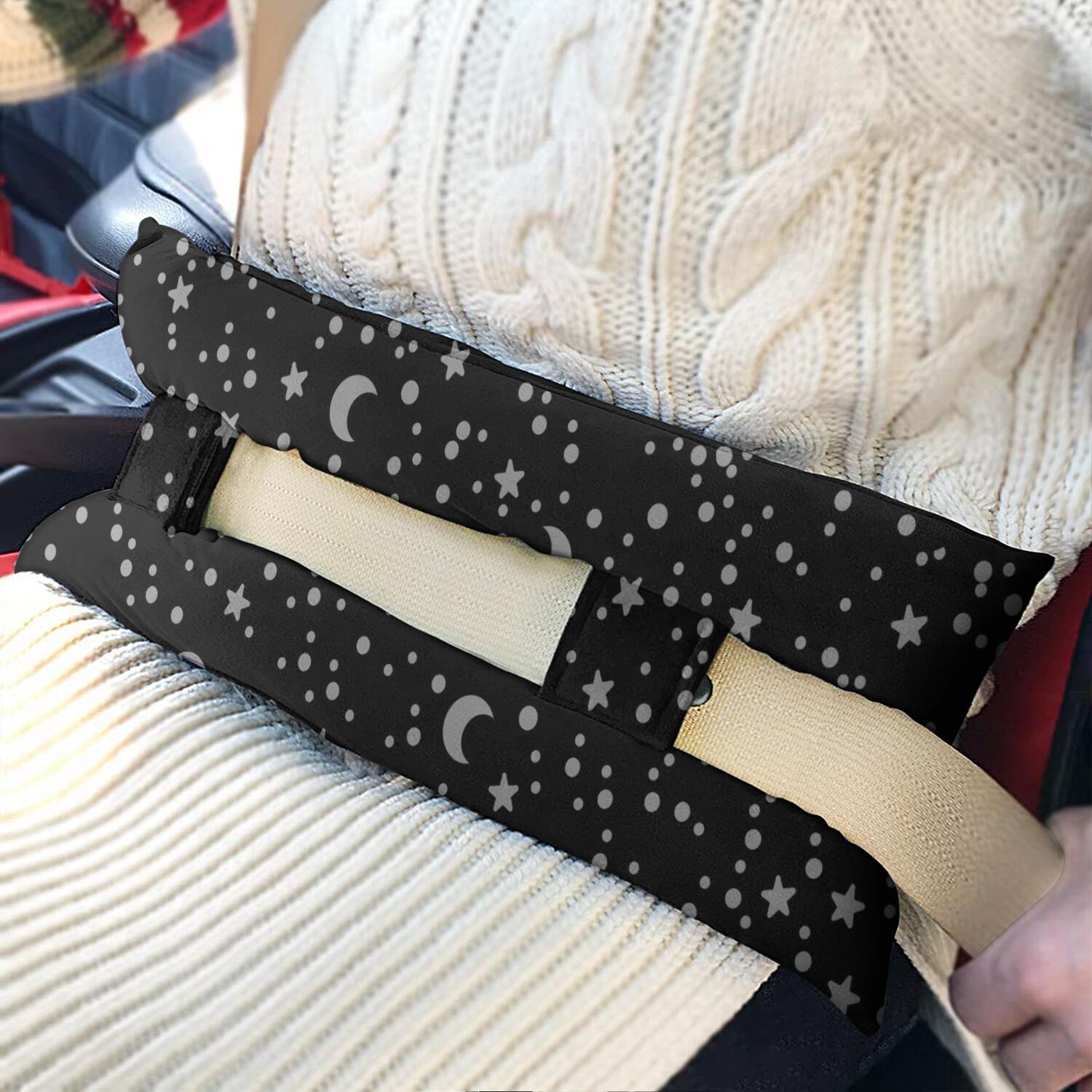 Gothic Celestial Seatbelt Cushion - 2-Inch Thick Padding for Chest Surgery Recovery