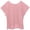 Pink, variant on Batwing Sleeve Tops for Women Summer Casual Cotton Linen Lightweight Short Sleeve Crewneck Oversized T Shirts