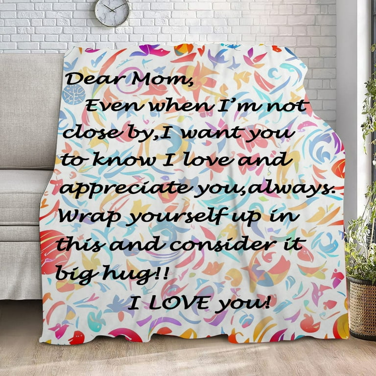 PeraBella Mothers Day Mom Gifts, Mom Birthday Gifts from Daughter and Son |  Mom Blanket | Gifts for Mom | Mom Gifts Unique,Best Gifts for Elderly Mom