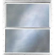 Vertical Aluminum Sliding Window, White - 46.25 x 53.25 in.