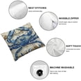 thumbnail image 4 of Pillow Covers Double-Sided Printed Sea Animals Rectangular/Waist Cushion Cover Summer Coastal Ocean Theme Home Decorative Pillowcases, 4 of 5