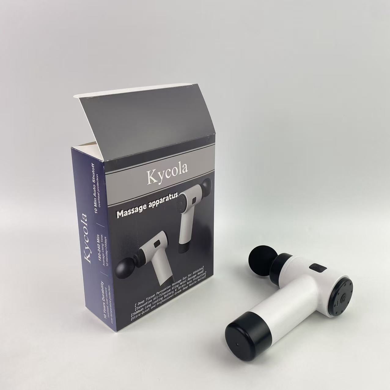 Kycola Massage apparatus,Massage Gun Deep Tissue Percussion with Metal Head Therapy, Professional Muscle Massage Gun for Athletes, Electric Massager Gun for Pain Relief