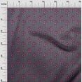 thumbnail image 2 of oneOone Organic Cotton Voile Fabric Leaves & Floral Block Printed Craft Fabric BTY 42 Inch Wide, 2 of 4