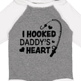 thumbnail image 4 of Inktastic I Hooked Daddy's Heart with Fishing Rod Boys or Girls Long Sleeve Baby Bodysuit, 4 of 5