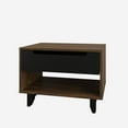 thumbnail image 1 of Nexera Nocce 1-Drawer Night Stand, Truffle & Black, 1 of 5