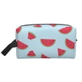 thumbnail image 2 of Uemuo Watermelon Pattern Portable Toiletry Bags with Handle, Waterproof travel Make up Bags for Women, Large Capacity Travel Cosmetic Bags, 2 of 9