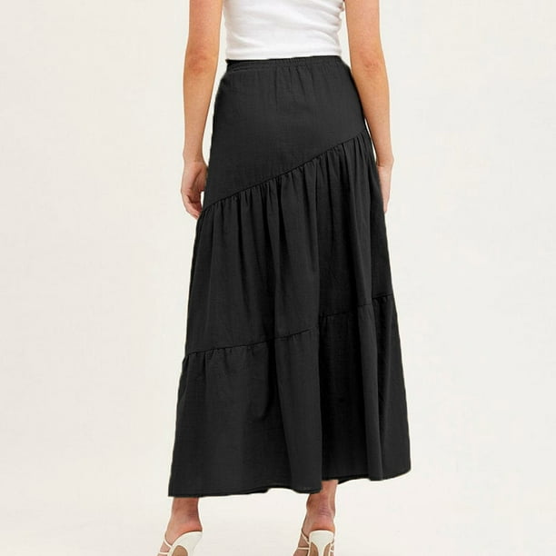 Womens maxi skirts walmart sales