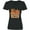 AB-Black, variant on Cousin Crew Cute Turkey Family Women's V-Neck T-Shirt