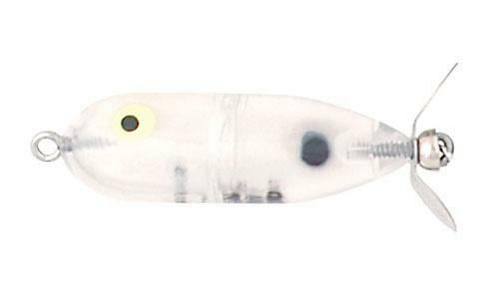 Heddon X0361C Baby Torpedo Topwater Propeller Fishing Bait 2 1/2 3/8 oz  Clear 