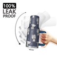 thumbnail image 3 of OBREWU West Highland White Terrier Tumbler with Handle and Lid,West Highland White Terrier 40oz Double Wall Vacuum Insulated Tumbler,Cups Gift for Women and Men, 3 of 7