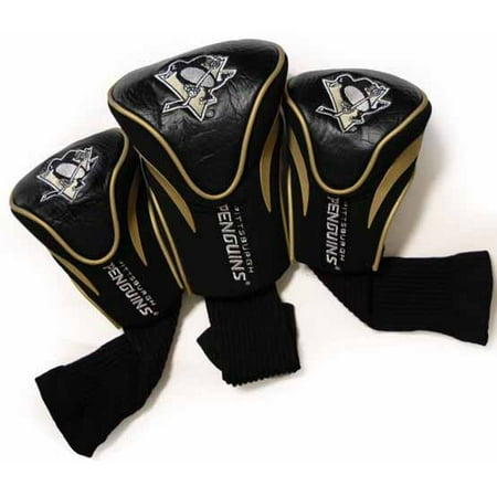 Pittsburgh Penguins Golf Club 3 Piece Contour Headcover Set