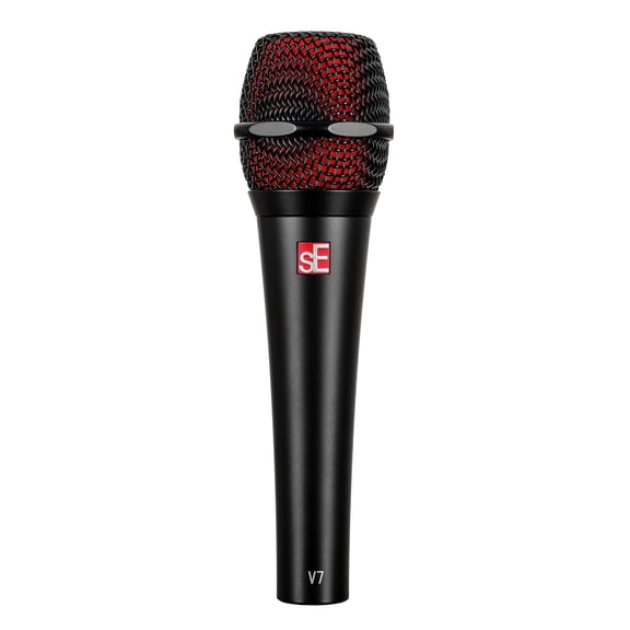 sE Electronics V7 Black Dynamic Supercardioid Handheld Vocal Microphone