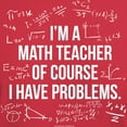 thumbnail image 3 of CafePress - Math Teacher Problems T Shirt - Men's Classic Graphic Cotton T-Shirt, 3 of 4