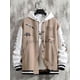 thumbnail image 2 of TRKIYQC Chaqueta de béisbol para Hombre, Manga Larga con Cierre de Botones, Letras, Estampado de Oso, Chaqueta Universitaria de Color en Contraste, Chaqueta Informal de otoño TRKIYQC  moda, 2 of 4